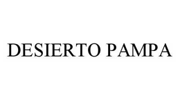 DESIERTO PAMPA trademark