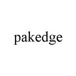 PAKEDGE trademark