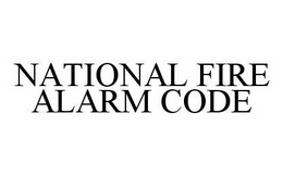 NATIONAL FIRE ALARM CODE trademark