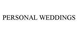 PERSONAL WEDDINGS trademark