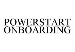 POWERSTART ONBOARDING trademark