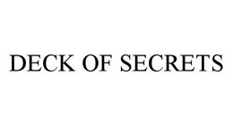 DECK OF SECRETS trademark