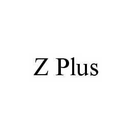 Z PLUS trademark