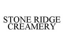 STONE RIDGE CREAMERY trademark