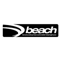 BEACH BEVERLY ENTERPRISES AUTOMATED CLEARINGHOUSE trademark