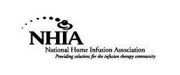 NHIA NATIONAL HOME INFUSION ASSOCIATION PROVIDING SOLUTIONS FOR THE INFUSION THERAPY COMMUNITY trademark