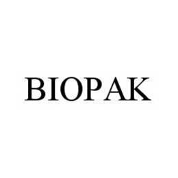 BIOPAK trademark