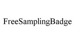 FREESAMPLINGBADGE trademark