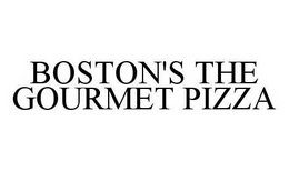 BOSTON'S THE GOURMET PIZZA trademark