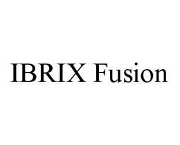 IBRIX FUSION trademark