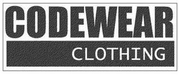 CODEWEAR CLOTHING trademark