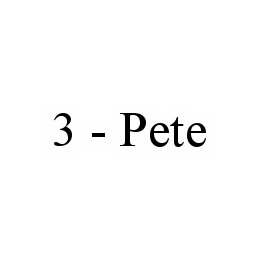 3 - PETE trademark