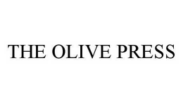 THE OLIVE PRESS trademark