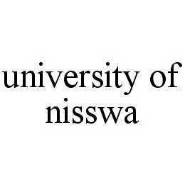 UNIVERSITY OF NISSWA trademark