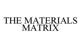 THE MATERIALS MATRIX trademark