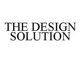 THE DESIGN SOLUTION trademark