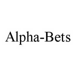 ALPHA-BETS trademark