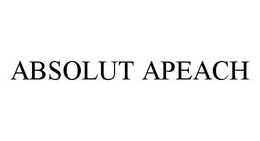 ABSOLUT APEACH trademark