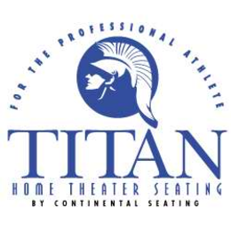 TITAN HOME THEATER SEATING BY CONTINENTAL SEATING FOR THE PROFESSIONAL ATHLETE trademark