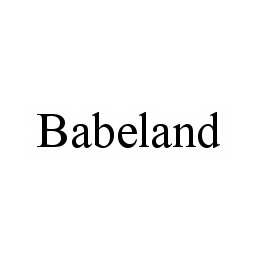 BABELAND trademark