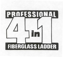 PROFESSIONAL 4 IN 1 FIBERGLASS LADDER trademark