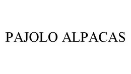 PAJOLO ALPACAS trademark