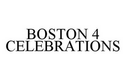 BOSTON 4 CELEBRATIONS trademark