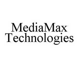 MEDIAMAX TECHNOLOGIES trademark