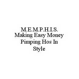M.E.M.P.H.I.S.  MAKING EASY MONEY PIMPING HOS IN STYLE trademark