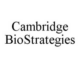 CAMBRIDGE BIOSTRATEGIES trademark