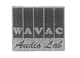 WAVAC AUDIO LAB trademark