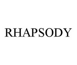 RHAPSODY trademark