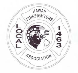 HAWAII FIREFIGHTERS ASSOCIATION LOCAL 1463 50TH STATE trademark