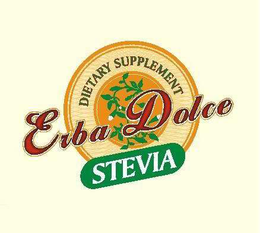 DIETARY SUPPLEMENT ERBA DOLCE STEVIA trademark
