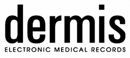 DERMIS ELECTRONIC MEDICAL RECORDS trademark