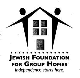 JEWISH FOUNDATION FOR GROUP HOMES INDEPENDENCE STARTS HERE. trademark