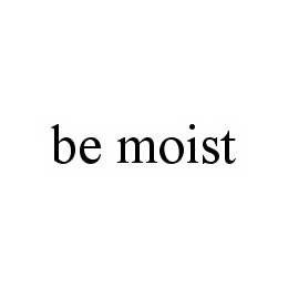 BE MOIST trademark