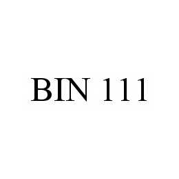 BIN 111 trademark