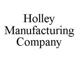 HOLLEY MANUFACTURING COMPANY trademark