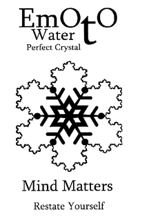 EMOTO WATER PERFECT CRYSTAL MIND MATTERS RESTATE YOURSELF trademark