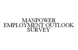 MANPOWER EMPLOYMENT OUTLOOK SURVEY trademark