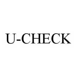 U-CHECK trademark