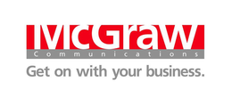 MCGRAW COMMUNICATIONS GET ON WITH YOUR BUSINESS. trademark