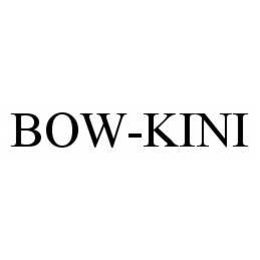 BOW-KINI trademark