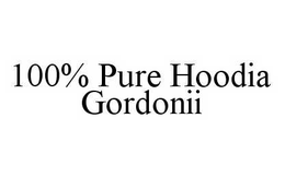100% PURE HOODIA GORDONII trademark