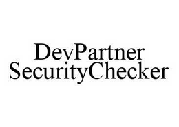 DEVPARTNER SECURITYCHECKER trademark