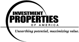 INVESTMENT PROPERTIES OF AMERICA UNEARTHING POTENTIAL, MAXIMIZING VALUE. trademark