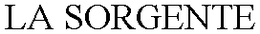 LA SORGENTE trademark