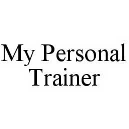MY PERSONAL TRAINER trademark