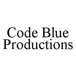 CODE BLUE PRODUCTIONS trademark